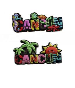 Imán de Refrigerador de PVC de Goma <span class=keywords><strong>3D</strong></span> Personalizado con Diseño de Animales, Árboles y Barcos, Recuerdos de Viaje a la Playa de México - Product Image 4
