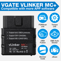 Escáner de Diagnóstico Automotriz Vgate Vlinker MC+ BT4.0 ELM327 OBD2 con Actualizaciones Gratuitas de por Vida