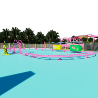 Structure de montagnes russes en acier galvanisé à chaud pour parcs à thème extérieurs, aires de jeux commerciales et aires de jeux pour enfants
