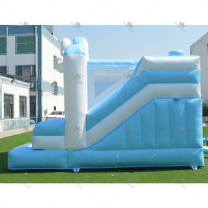 Château gonflable personnalisé sur le thème des bébés, combo commercial avec lit de saut gonflable pour événements de révélation du sexe et location pour fêtes de famille - Product Image 4