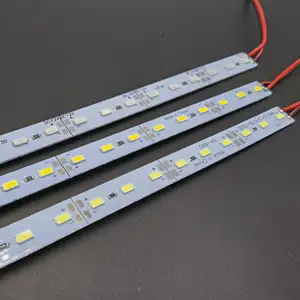 高CRI 90硬发光二极管条纹5630 2835 DC12V 24V 72LEDs 120LEDs 100厘米发光二极管厨房灯条