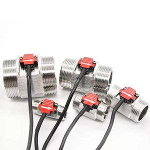 Medidor de Flujo de Agua con Turbina Dijiang OEM SUS304 DN8-DN50 10-200LPM, Sensor de Flujo con Contador de Pulsos de Efecto Hall Preciso para Calentador/Caldera - Product Image 6