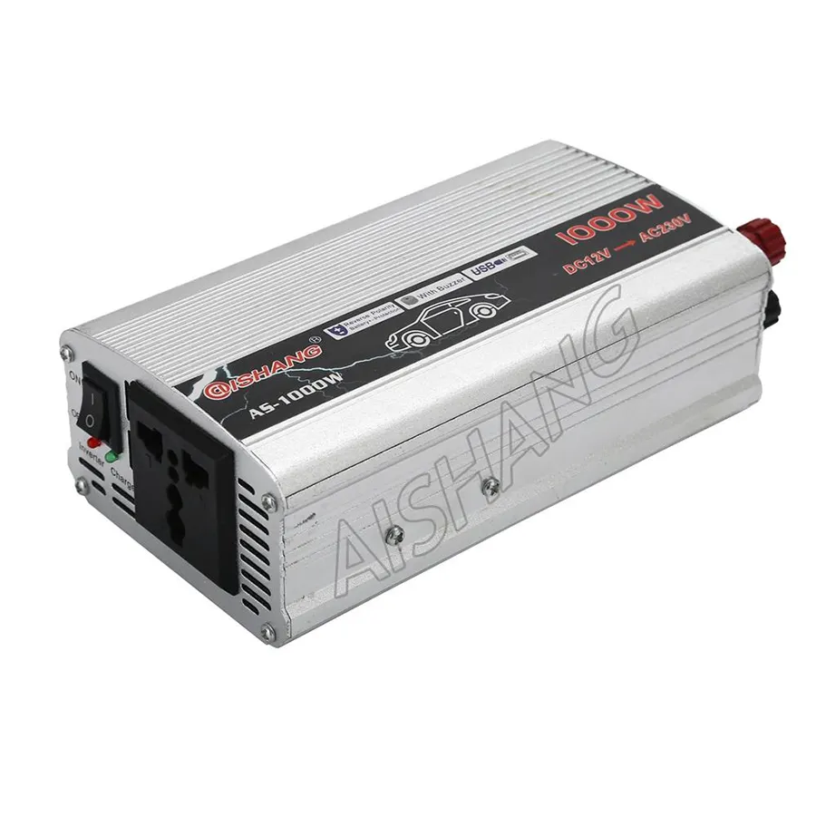 AISHANG 1000w Mini güç inverteri 12v 220v invertör güç kaynağı araba ızgara güneş enerjisi invertörleri güç inverteri s