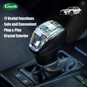 Pommeau de levier de vitesse en cristal multifonctionnel Liush <span class=keywords><strong>prix</strong></span> usine pour <span class=keywords><strong>Lexus</strong></span> <span class=keywords><strong>UX</strong></span> 2019-2022 mise à niveau des accessoires intérieurs de voiture de luxe - Product Image 1