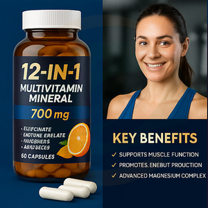 マルチビタミン12-in-1マルチビタミンカプセルプライベートラベルマルチビタミンサプリメント食事用マルチビタミンカプセル - Product Image 3