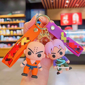 Nouveau design 3D PVC japonais dessin animé Anime <span class=keywords><strong>porte</strong></span>-clés <span class=keywords><strong>clé</strong></span> de voiture pendentif mignon <span class=keywords><strong>Goku</strong></span> <span class=keywords><strong>porte</strong></span>-clés - Product Image 5