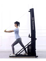 Nouvel Arrivage Appareil de Fitness Commercial d'Intérieur pour Musculation et Entraînement de Ski, Simulateur de Ski Ergonomique en Métal