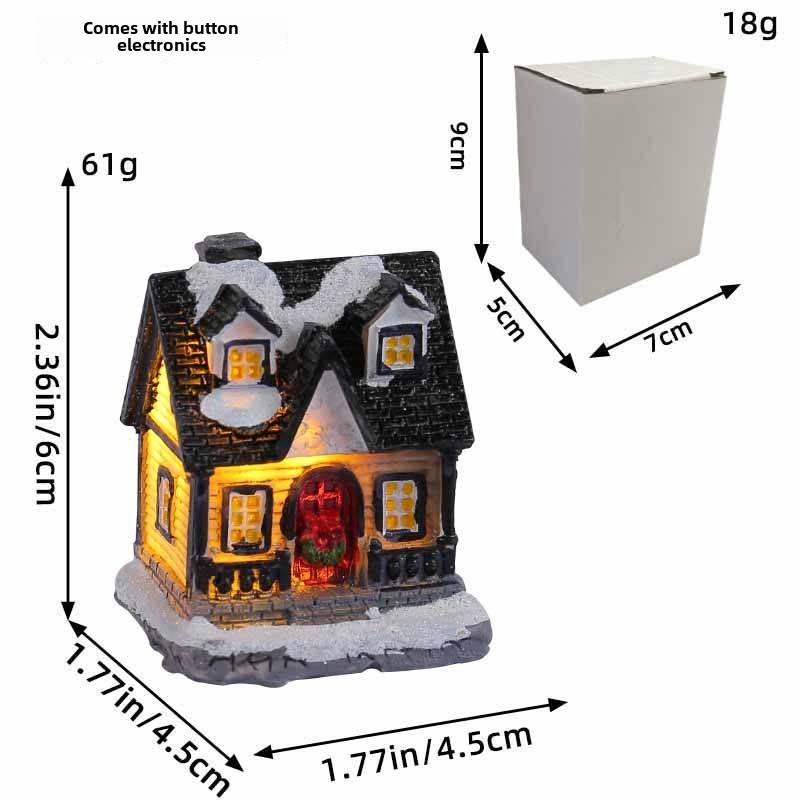 บ้านเรืองแสงแบบ C หลังคาสีดำ DD2-21