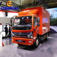 डोंगफेंग ठंडा वैन फ्रिज ट्रक बॉक्स वैन कार्गो ट्रक