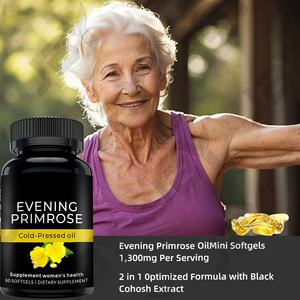 JBY Biologische Natuurlijke Nachtelijke Primrose Extract Olie Softgel Supplement Vitamine Kruiden Nachtelijke Primrose Olie <span class=keywords><strong>Soft</strong></span> <span class=keywords><strong>Capsule</strong></span> - Product Image 3