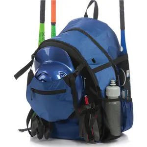 OEM individueller Baseball-Rucksack mit externen Helmhalter für T-Ball Softball-Ausrüstung für Jugendliche und Erwachsene