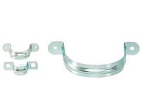 Collier de serrage en acier galvanisé à deux trous pour conduit EMT rigide, fixation murale pour câble électrique