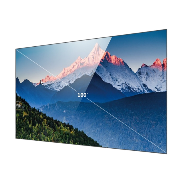 TD--S100GCS Fresnel Optical Laser Projection Screen Frame Structure for ALR UST Projector