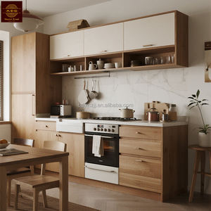 Armoires de cuisine modernes personnalisées pour appartements Petit équipement de cuisine pour toute la maison Kitchenettes d'hôtel prêtes à assembler - Product Image 2