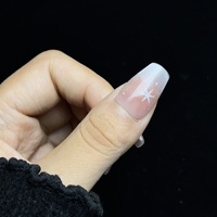 Nouvel Arrivage Faux Ongles Acryliques à Presser Effet Œil de Chat Couverture Complète Fournisseur Vérifié