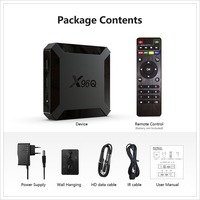 Boîtier TV intelligent Android 10.0 X96q Allwinner H313, sortie 4K, plusieurs options de mémoire (1 Go, 8 Go, 2 Go, 16 Go) avec Wi-Fi