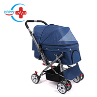 HC-R023 nouvellement conçu à l'extérieur pliant chariots pour animaux de compagnie pour chien chat utiliser etc transporteur de voyage chariot poussette pour animaux de compagnie