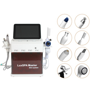 Professional 9 IN 1 LuxSPA Master Hydra Oxygen Dermabrasion <b>Machine</b> BIO Microcurrent Oxygen Spray Gun Skin Resurfacing - Product Image 2