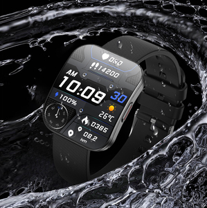 Montre connectée carrée à écran tactile incurvé, best-seller, hautement étanche, avec une longue autonomie de batterie - Product Image 6