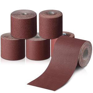 Direkt vom Hersteller P120 Schleifpapier Abrasives Schleifpapier auf Rollen Aluminiumoxid-Schleifrollen Stoffpapier-Schleifrolle für Holz, Möbel - Product Image 1