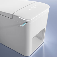Vente directe usine : WC intelligent monobloc en céramique avec chasse d'eau électrique à capteur