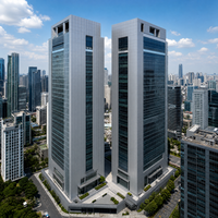 Panneau composite en aluminium revêtu de PVDF pour façade de bâtiment |   Revêtement mural extérieur léger en ACP