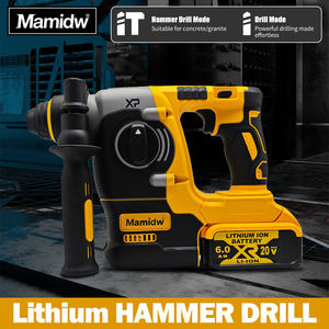 مثقاب دوار بسرعة 1200 دورة في الدقيقة متوفر في المخزون - مثقاب تأثير عالي القدرة بعزم دوران محسّن - مناسب لأعمال تجديد المنازل والبناء - Product Image 3