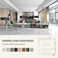 Conception de plans de villas modernes écologiques et imperméables sur mesure, solutions architecturales pour maisons, services de design d'intérieur 3D