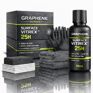 GRAPHONEX SERIE GRAPHENE Vitrex 25H Revestimiento Cerámico de Grafeno, Dureza 12H, Grosor de 60um, Protección de 10 Años, 70ml, Pintura para Automóviles - Product Image 1