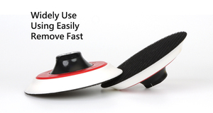 Leadmax Professional 5インチ (125mm) カーポリッシャーバックパッドフックループプレートCR回転式ポリッシャーカーケア用カスタマイズ可能なOEM - Product Image 3