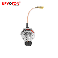 Câble d'extension RF avec connecteur BNC femelle à prise SMA mâle à 90 degrés avec câble de liaison RG 179 RG179, prix d'usine