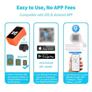 نظام سياج لاسلكي للكلاب بتقنية <span class=keywords><strong>GPS</strong></span>، نظام تقييد الحيوانات الأليفة مقاوم للماء مع تتبع فوري بتقنية 4G للكلاب والقطط - Product Image 4