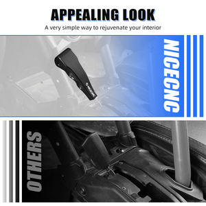 NICECNC pour <span class=keywords><strong>CAN</strong></span> <span class=keywords><strong>AM</strong></span> <span class=keywords><strong>Maverick</strong></span> X3 2017-2022 Commander Sport <span class=keywords><strong>1000</strong></span> UTV, pommeau de levier de vitesses en aluminium, accessoires de remplacement - Product Image 2