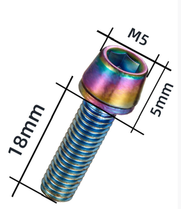 مسمار ساق مقود الدراجة M5 * 18 من الفولاذ مسمار لولبي للطريق <span class=keywords><strong>MTB</strong></span> - Product Image 2