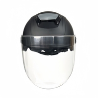 Casque de moto KUUVI et FEIKO, style avec pare-brise et protection contre les chocs, état neuf, doublure en mousse