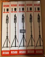 Kdbao Trépied Perche à Selfie Portable avec Anneau Lumineux LED 210cm en Aluminium, Rotation à 360 Degrés, Stable, Bluetooth, Extensible, 5kg
