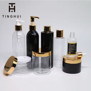 Vente en gros de flacons cosmétiques en plastique pour shampooing et lotion, nouveaux, de 100 ml, 120 ml, 150 ml, 200 ml, 250 ml, 300 ml, 500 ml, 1000 ml, avec bouchon doré - Product Image 4