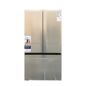625L French <b>Refrigerator</b> Stainless Steel Home Three Door Built-in Automatic Ice Maker Integrated Machine <b>Refrigerator</b> Freezer Fr - Product Image 1