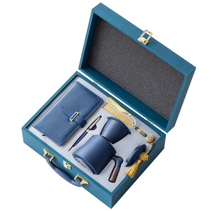 Ensemble tasse en céramique et carnet de notes, style chinois, cadeau d'affaires, souvenir, cadeau commémoratif pour l'ouverture d'une banque, d'une entreprise immobilière, de festival - Product Image 3