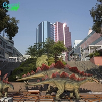 Gecai Répliques grandeur nature Robot Grandes figurines réalistes de dinosaures Raptor à vendre