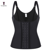 Meilleures ventes : Gaine amincissante et sculptante en latex mat, grande taille, avec soutien dorsal, 12 baleines, pour le modelage de la taille
