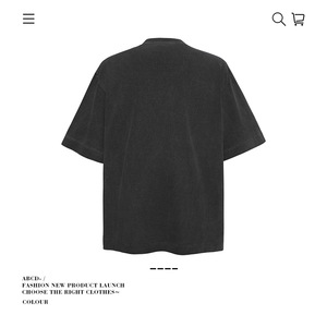 Camiseta de Manga Corta de Algodón Puro Lavado con Estampado de Personajes, Estilo Desgastado, para <span class=keywords><strong>Hombre</strong></span> y Mujer, Marca de Moda, Ropa Holgada, Venta al por Mayor Transfronteriza - Product Image 4