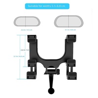 Kedatangan Baru XIAOKE Universal ABS Adjustable Car Rearview Mirror Mount Phone Holder