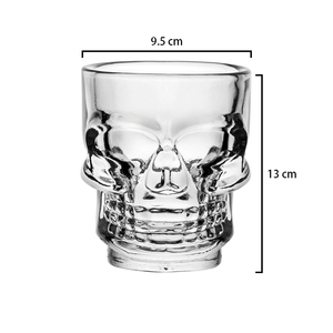 Vente en gros au prix <span class=keywords><strong>le</strong></span> plus bas Verres à liqueur crâne en verre de forme spéciale de couleur personnalisée Mini <span class=keywords><strong>whisky</strong></span> Vodka Tasses en verre à liqueur - Product Image 6