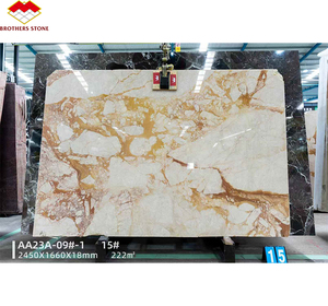 Top Quality White Marble with Gold Vein Stones Polished Tiffany Gold Wall Panel Marble Decorative <strong>Stone</strong> for Home Design - Product Image 3