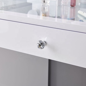 Bán buôn Trắng make up bảng bàn trang điểm với Tủ lưu trữ gương ánh sáng ngăn kéo <span class=keywords><strong>Vanity</strong></span> - Product Image 5