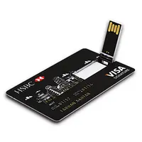 Cartão de memória para computadores, cartão de memória slim usb flash drive, logotipo personalizado