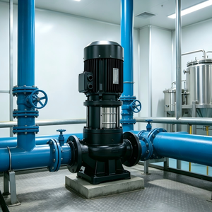Pompe centrifuge de fabrication chinoise 90 kW, haute pression 450 m, 22 kW, horizontale, multi-étages pour conduite - Product Image 6