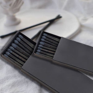 <span class=keywords><strong>Allumettes</strong></span> de sécurité personnalisées <span class=keywords><strong>en</strong></span> <span class=keywords><strong>bois</strong></span> noir à pointe noire pour usage hôtelier, bâtonnets longs, <span class=keywords><strong>en</strong></span> vrac, <span class=keywords><strong>en</strong></span> boîte noire, boîte d'<span class=keywords><strong>allumettes</strong></span> pour bougies - Product Image 5