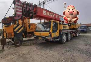 Sử dụng 75 tấn Xe Tải Cẩu nặng thủy lực di động ban đầu Sany Xe Tải Cẩu đánh giá tải công suất động cơ bơm động cơ cốt lõi trên bán - Product Image 3